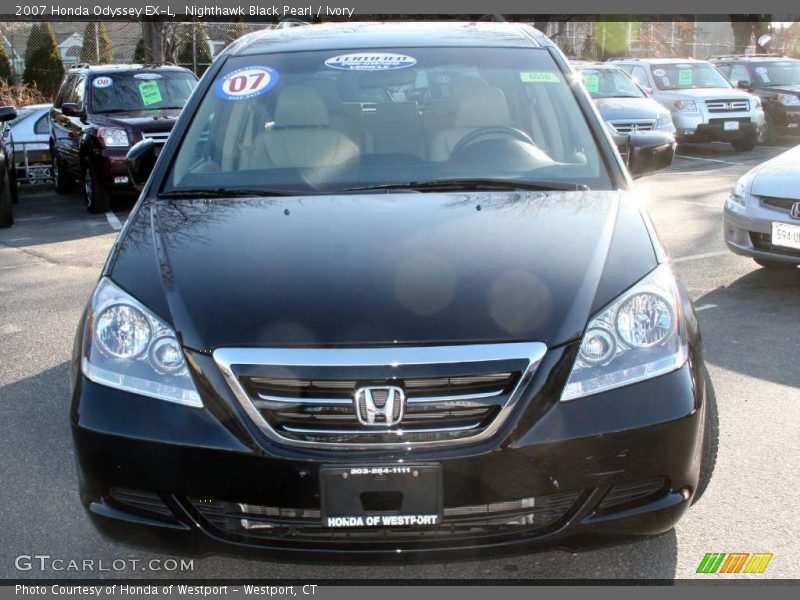 Nighthawk Black Pearl / Ivory 2007 Honda Odyssey EX-L