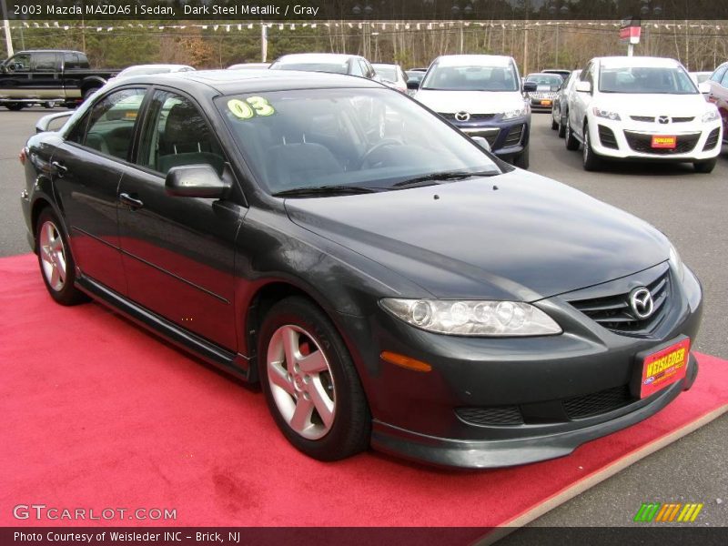 Dark Steel Metallic / Gray 2003 Mazda MAZDA6 i Sedan