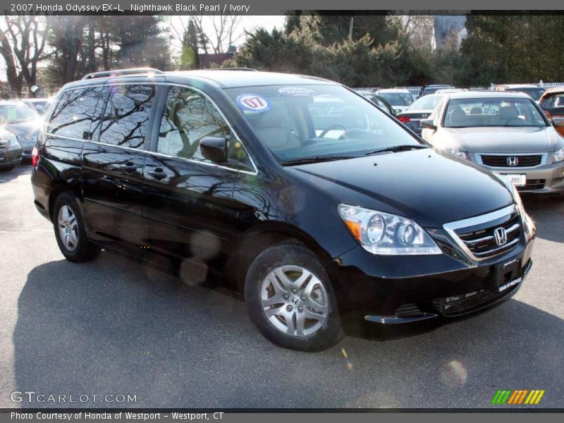 Nighthawk Black Pearl / Ivory 2007 Honda Odyssey EX-L
