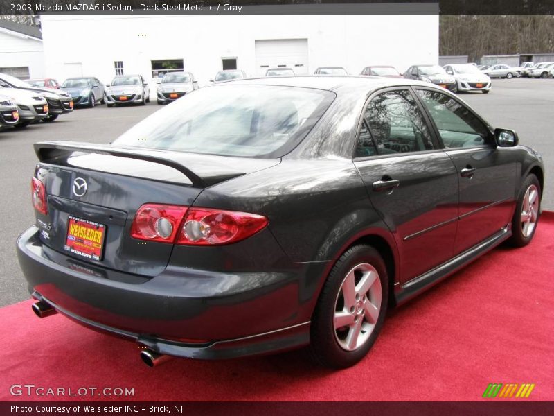 Dark Steel Metallic / Gray 2003 Mazda MAZDA6 i Sedan