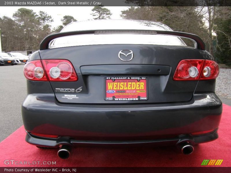 Dark Steel Metallic / Gray 2003 Mazda MAZDA6 i Sedan