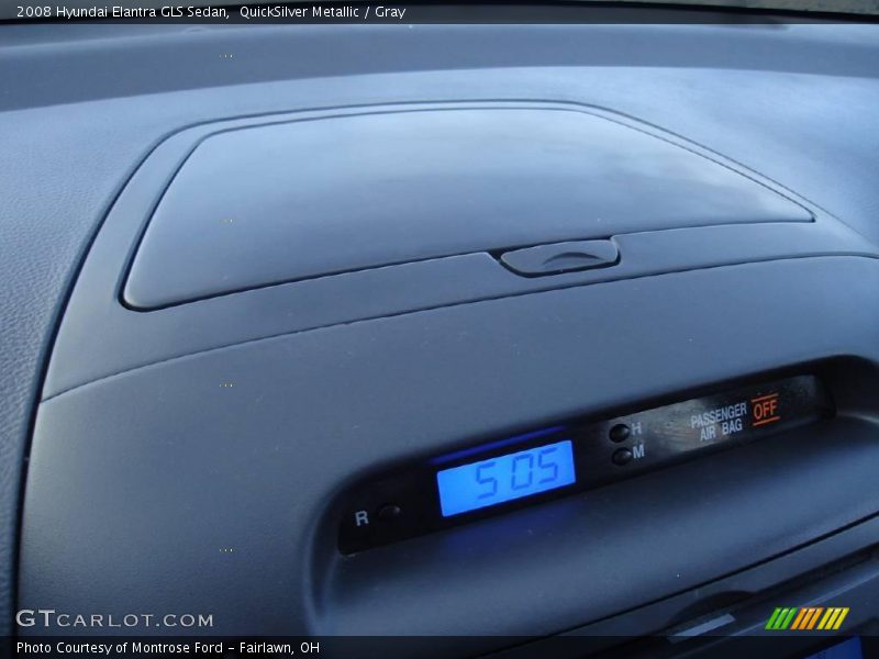QuickSilver Metallic / Gray 2008 Hyundai Elantra GLS Sedan