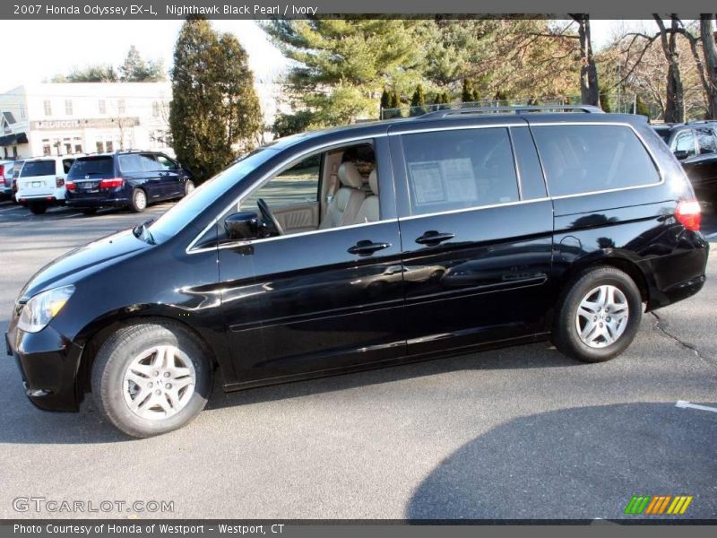 Nighthawk Black Pearl / Ivory 2007 Honda Odyssey EX-L