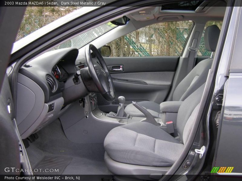 Dark Steel Metallic / Gray 2003 Mazda MAZDA6 i Sedan