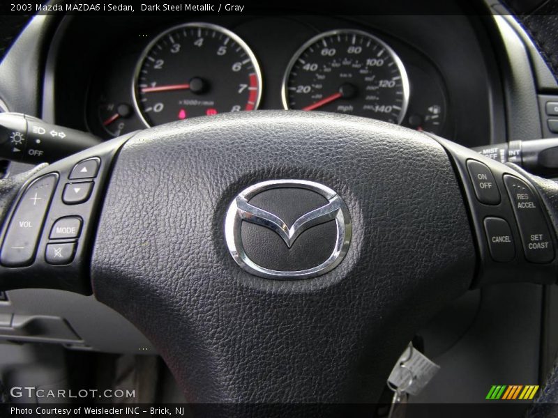 Dark Steel Metallic / Gray 2003 Mazda MAZDA6 i Sedan
