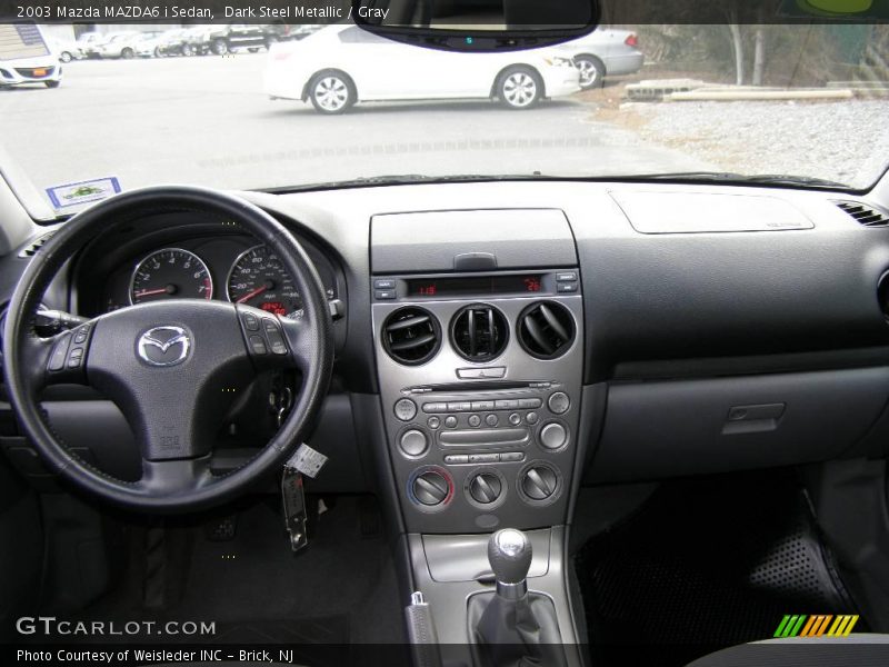 Dark Steel Metallic / Gray 2003 Mazda MAZDA6 i Sedan