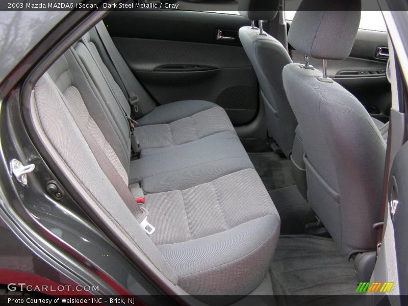 Dark Steel Metallic / Gray 2003 Mazda MAZDA6 i Sedan