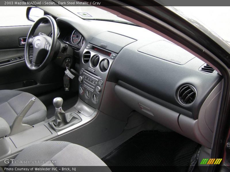 Dark Steel Metallic / Gray 2003 Mazda MAZDA6 i Sedan