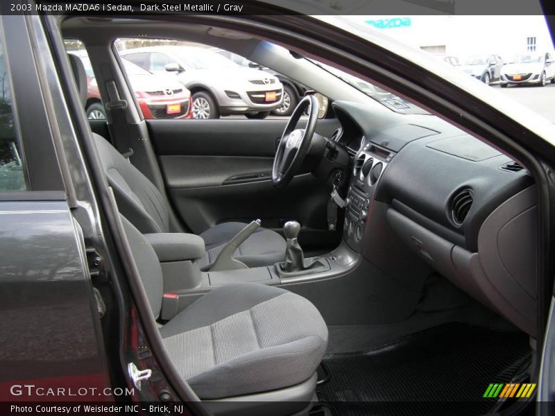 Dark Steel Metallic / Gray 2003 Mazda MAZDA6 i Sedan