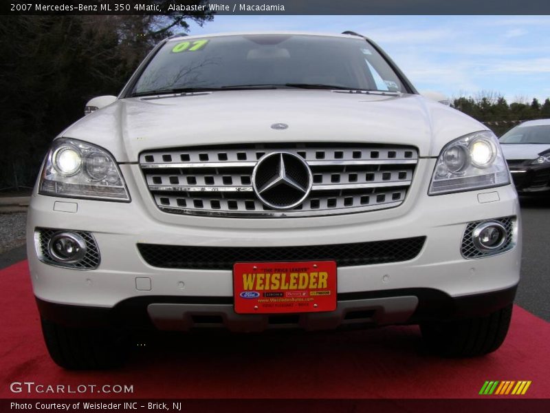 Alabaster White / Macadamia 2007 Mercedes-Benz ML 350 4Matic