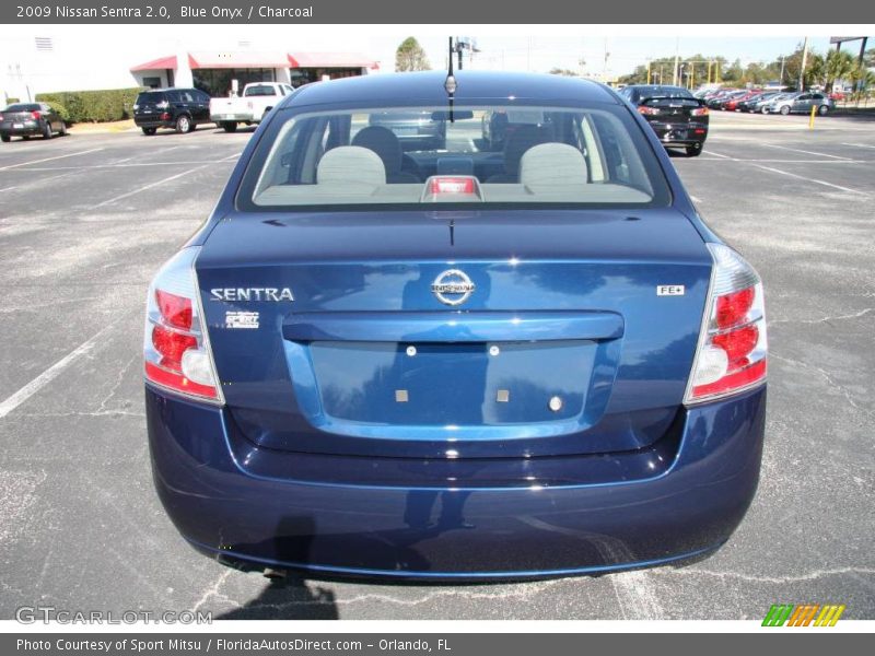 Blue Onyx / Charcoal 2009 Nissan Sentra 2.0