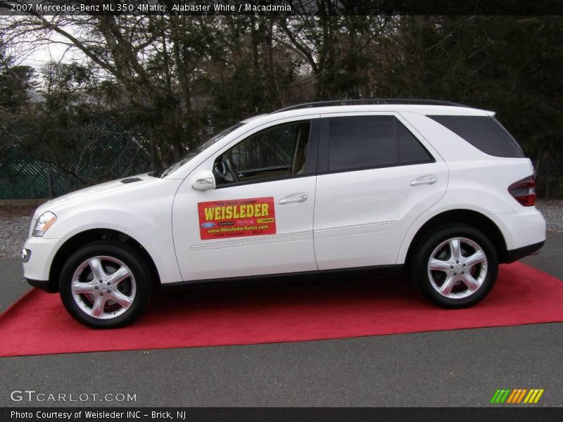 Alabaster White / Macadamia 2007 Mercedes-Benz ML 350 4Matic