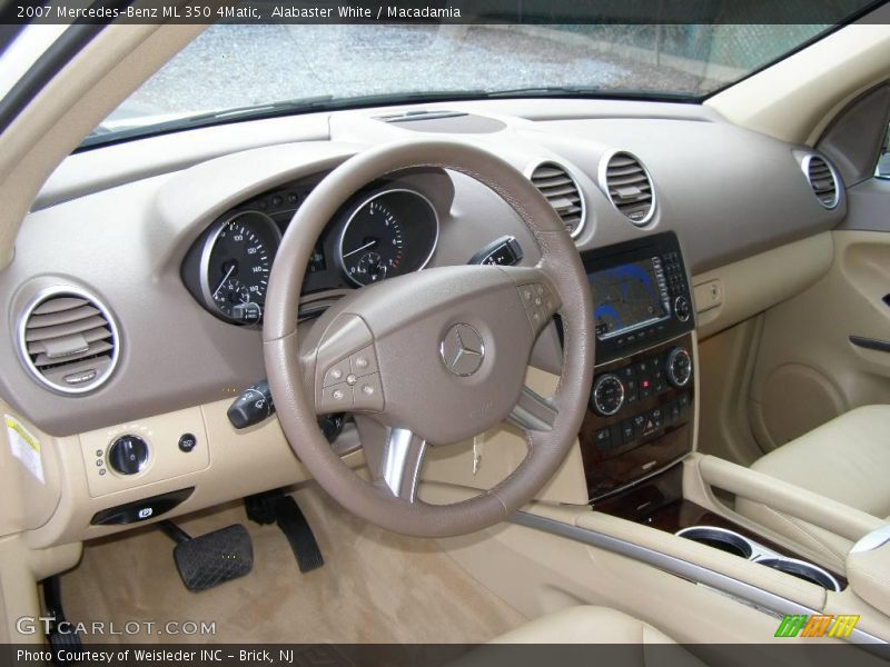 Alabaster White / Macadamia 2007 Mercedes-Benz ML 350 4Matic