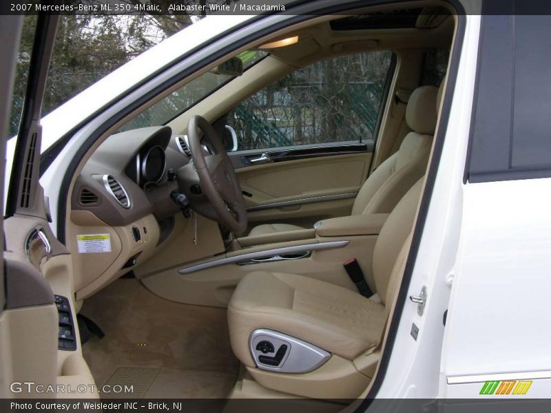 Alabaster White / Macadamia 2007 Mercedes-Benz ML 350 4Matic