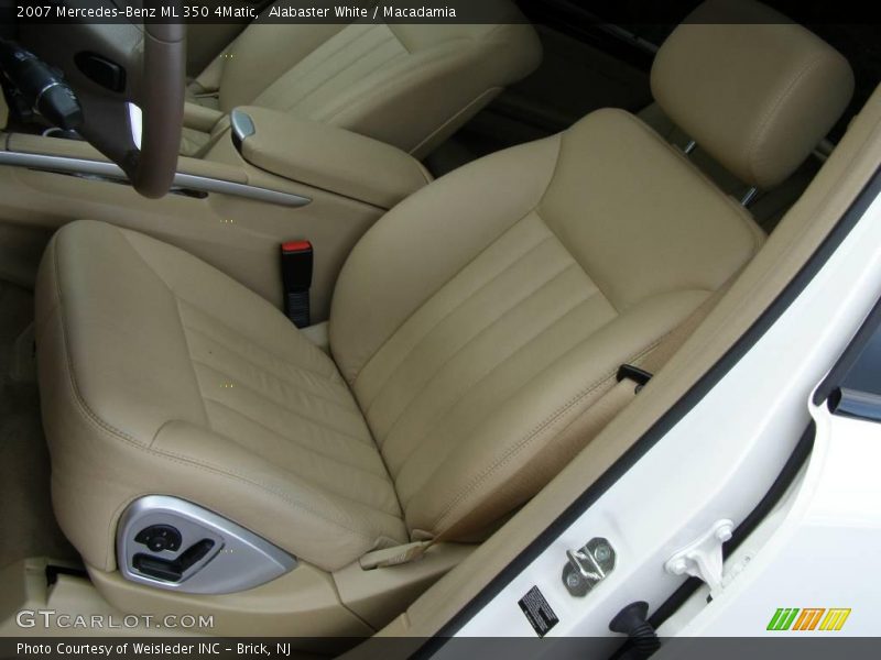 Alabaster White / Macadamia 2007 Mercedes-Benz ML 350 4Matic
