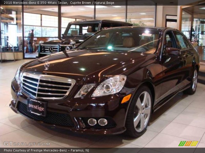 Cuprite Brown / Natural Beige 2010 Mercedes-Benz E 350 4Matic Sedan