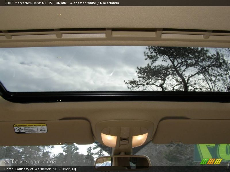 Alabaster White / Macadamia 2007 Mercedes-Benz ML 350 4Matic