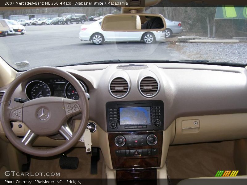 Alabaster White / Macadamia 2007 Mercedes-Benz ML 350 4Matic