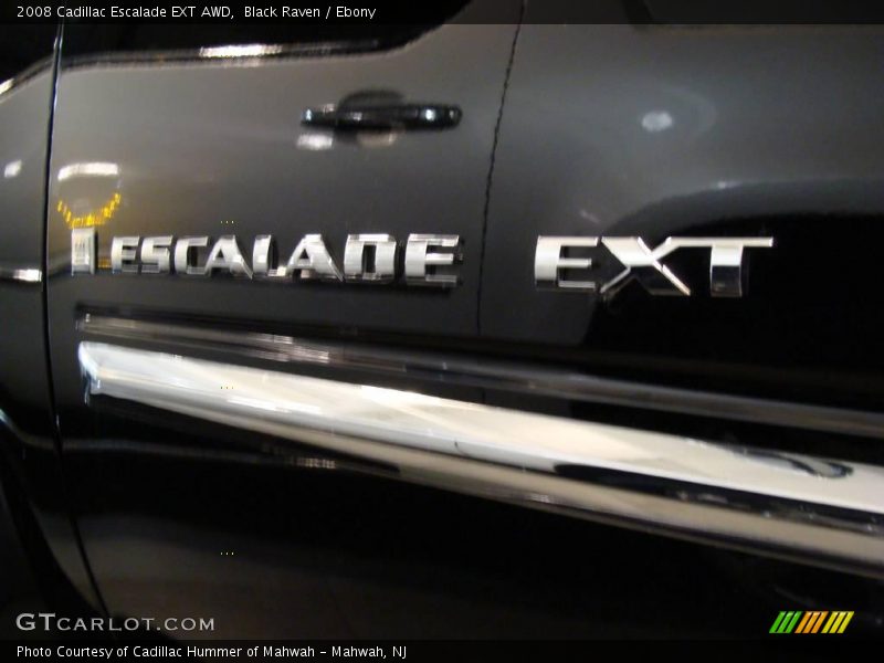 Black Raven / Ebony 2008 Cadillac Escalade EXT AWD