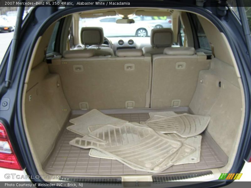 Alabaster White / Macadamia 2007 Mercedes-Benz ML 350 4Matic