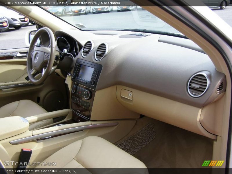 Alabaster White / Macadamia 2007 Mercedes-Benz ML 350 4Matic