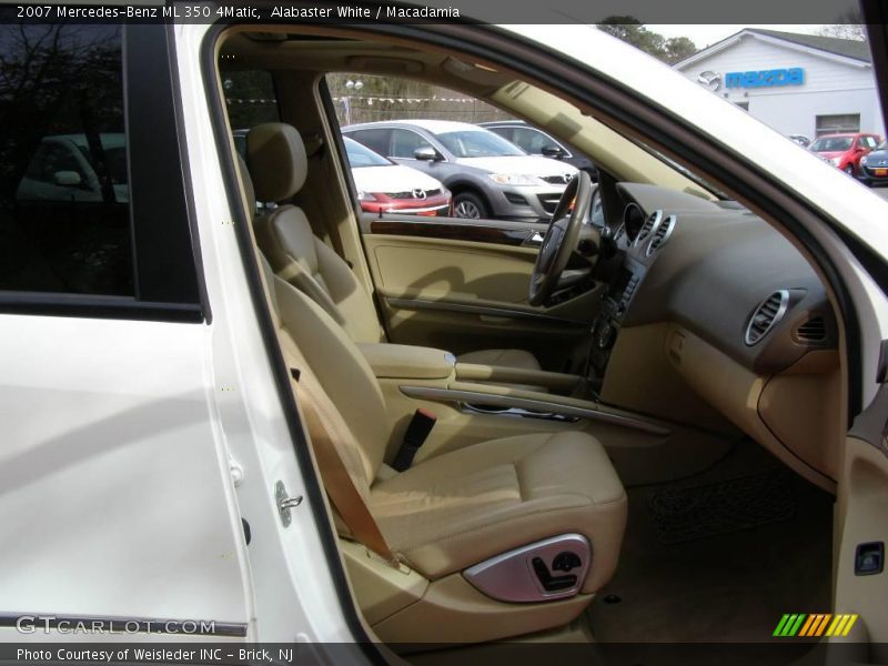 Alabaster White / Macadamia 2007 Mercedes-Benz ML 350 4Matic