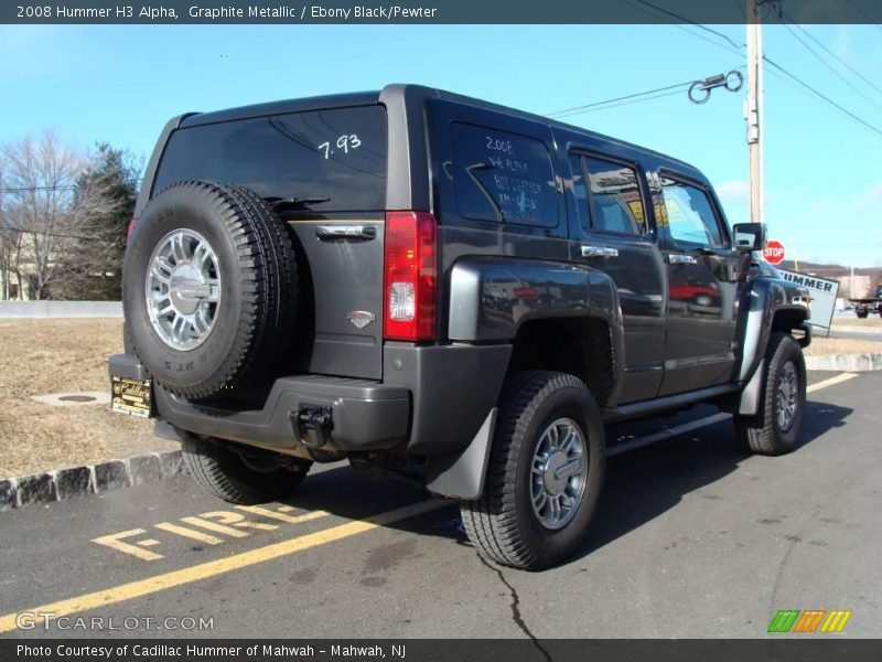 Graphite Metallic / Ebony Black/Pewter 2008 Hummer H3 Alpha