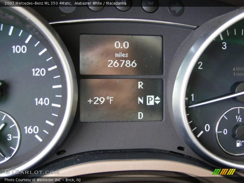 Alabaster White / Macadamia 2007 Mercedes-Benz ML 350 4Matic