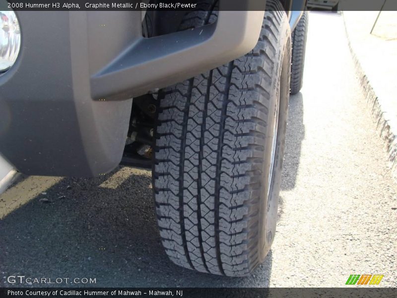 Graphite Metallic / Ebony Black/Pewter 2008 Hummer H3 Alpha