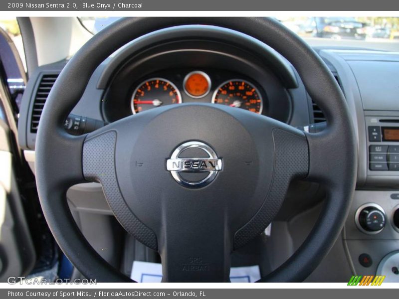 Blue Onyx / Charcoal 2009 Nissan Sentra 2.0