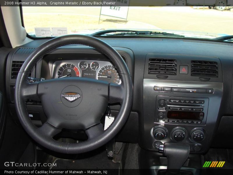 Graphite Metallic / Ebony Black/Pewter 2008 Hummer H3 Alpha