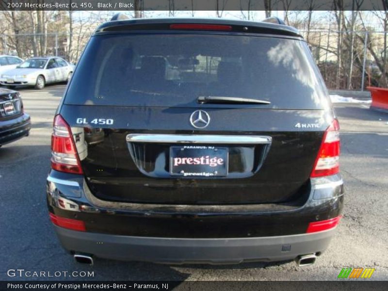Black / Black 2007 Mercedes-Benz GL 450