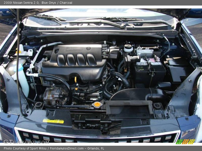 Blue Onyx / Charcoal 2009 Nissan Sentra 2.0