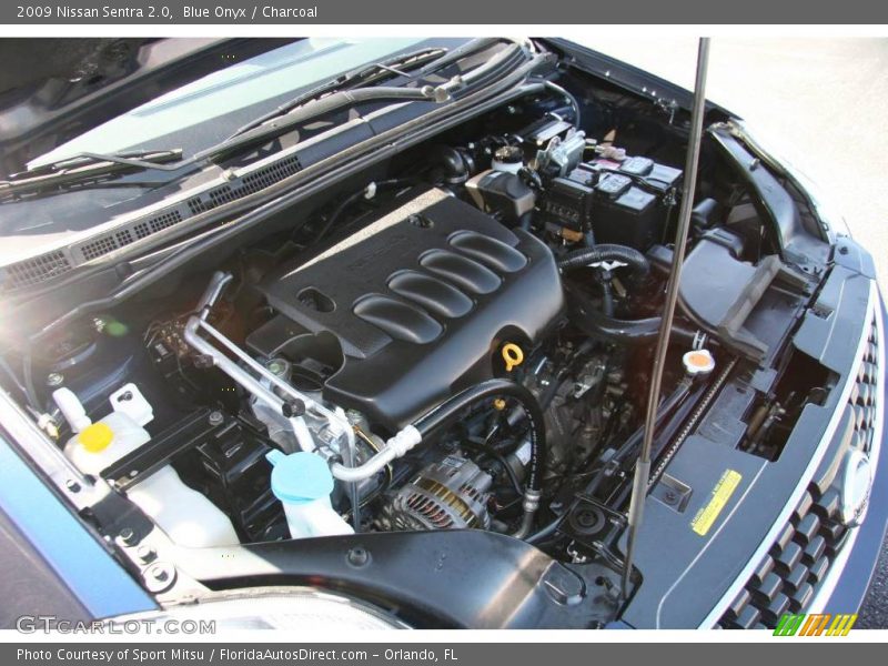 Blue Onyx / Charcoal 2009 Nissan Sentra 2.0