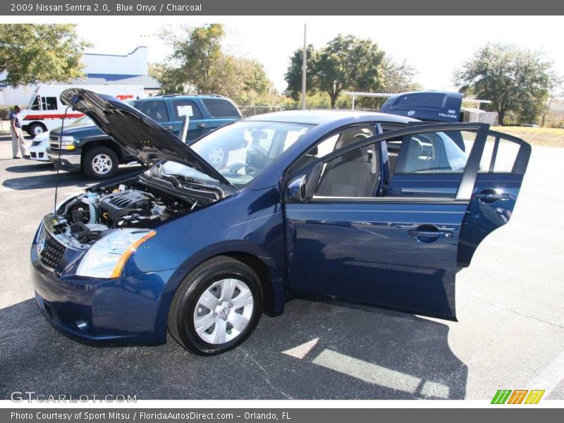 Blue Onyx / Charcoal 2009 Nissan Sentra 2.0