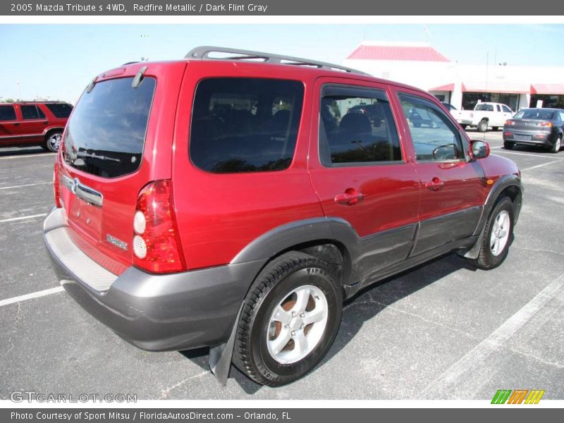 Redfire Metallic / Dark Flint Gray 2005 Mazda Tribute s 4WD
