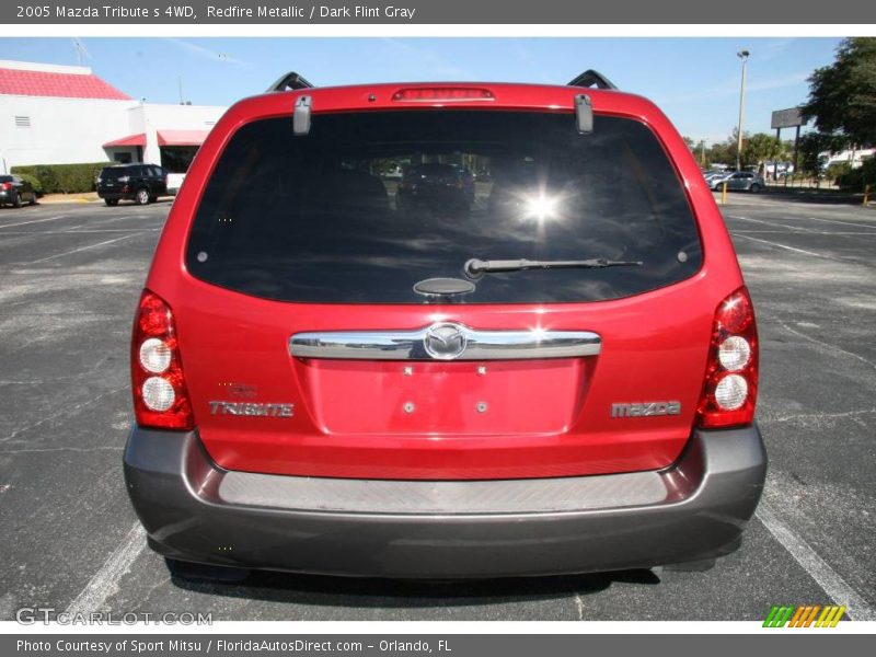 Redfire Metallic / Dark Flint Gray 2005 Mazda Tribute s 4WD