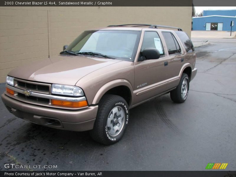 Sandalwood Metallic / Graphite 2003 Chevrolet Blazer LS 4x4