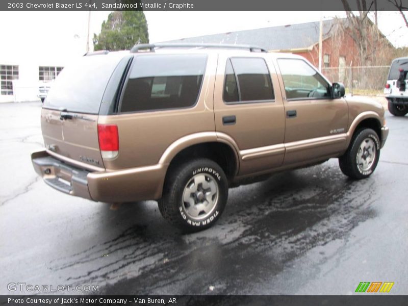Sandalwood Metallic / Graphite 2003 Chevrolet Blazer LS 4x4