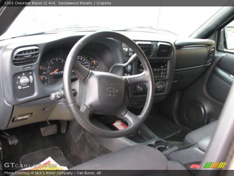 Sandalwood Metallic / Graphite 2003 Chevrolet Blazer LS 4x4
