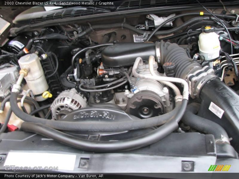 Sandalwood Metallic / Graphite 2003 Chevrolet Blazer LS 4x4