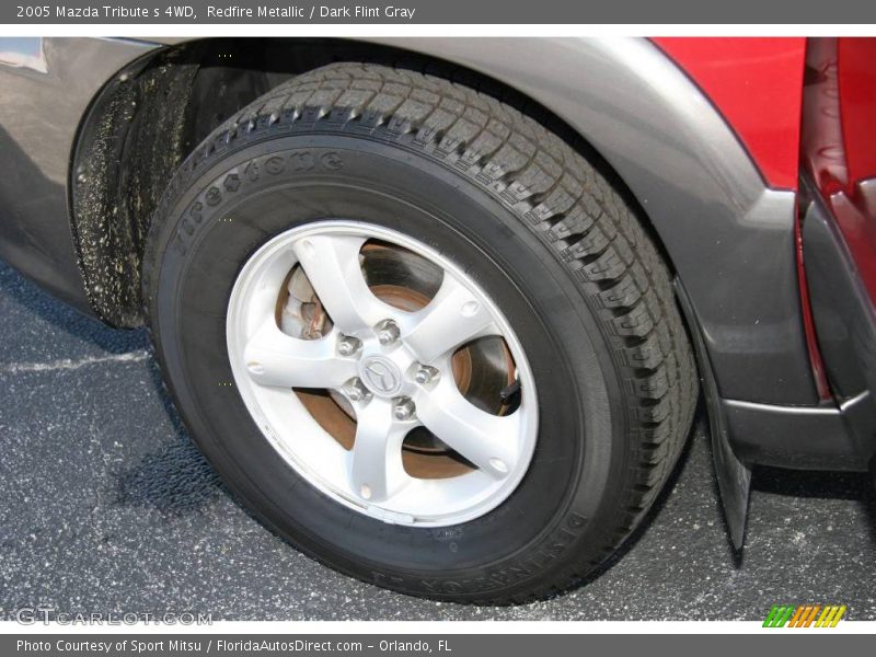 Redfire Metallic / Dark Flint Gray 2005 Mazda Tribute s 4WD