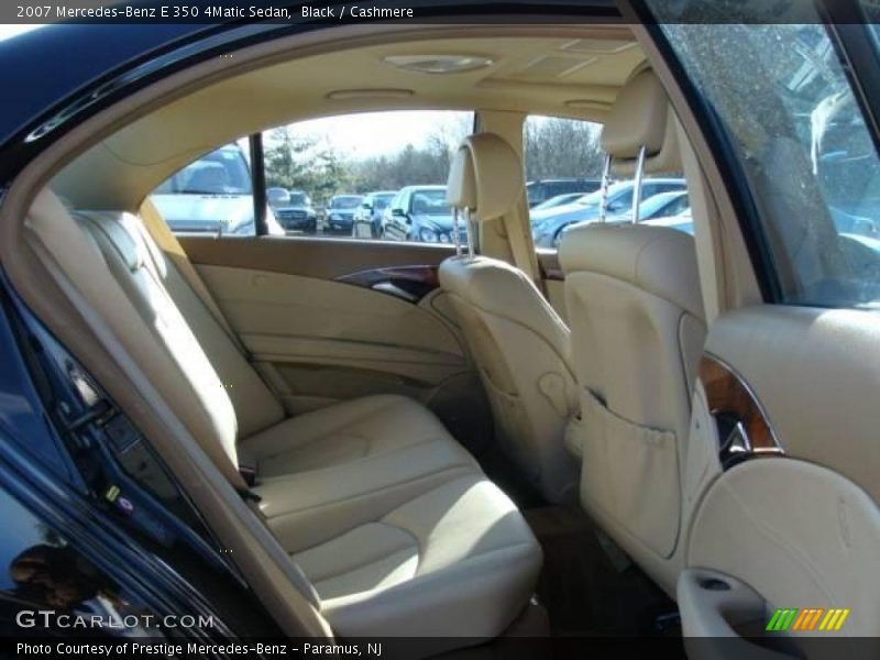 Black / Cashmere 2007 Mercedes-Benz E 350 4Matic Sedan