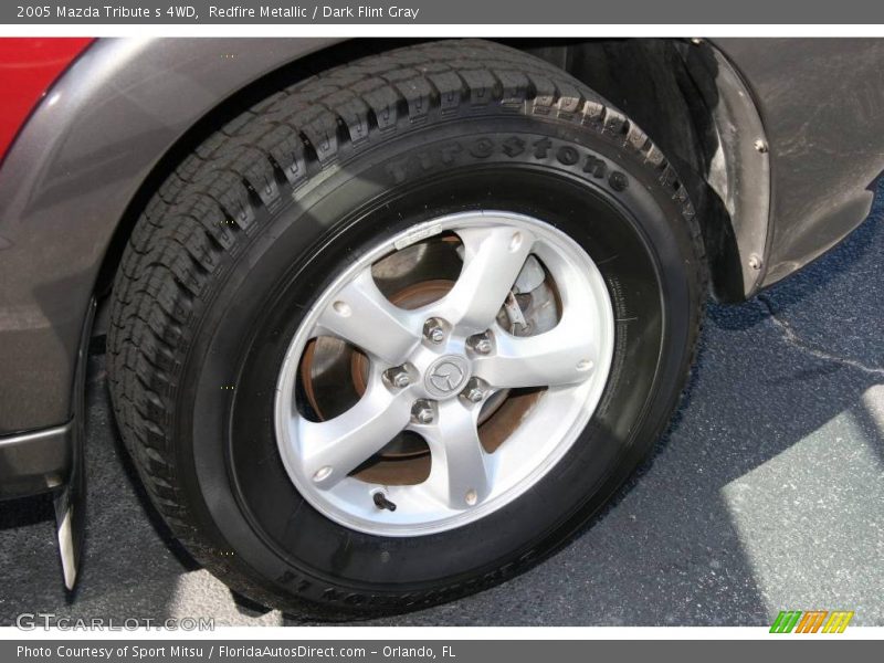 Redfire Metallic / Dark Flint Gray 2005 Mazda Tribute s 4WD