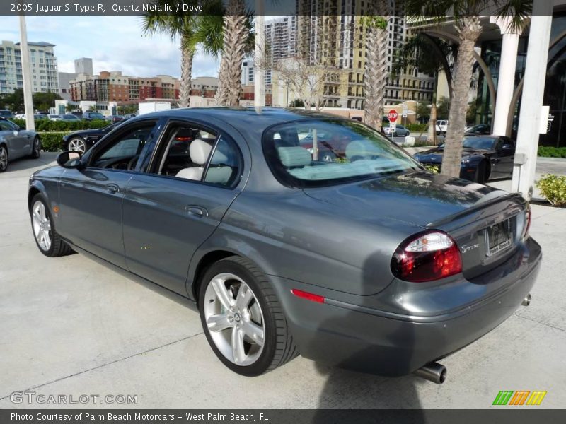 Quartz Metallic / Dove 2005 Jaguar S-Type R