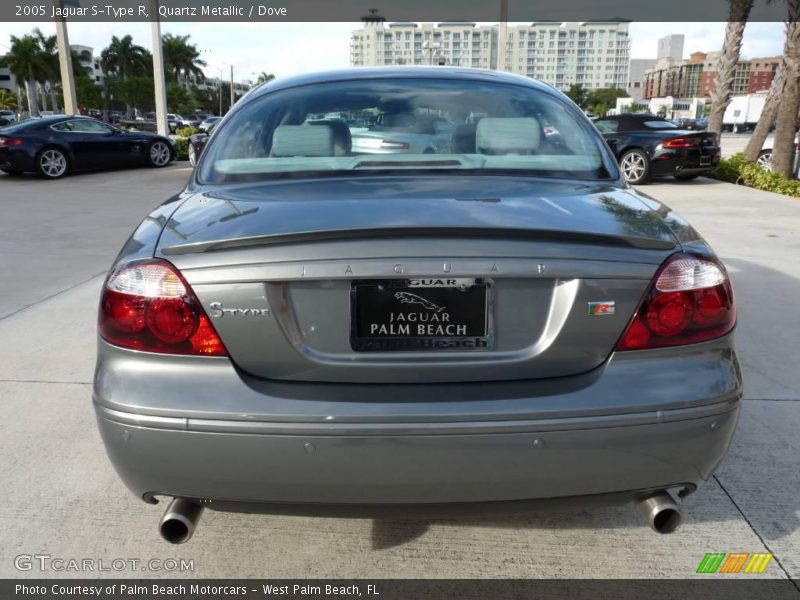 Quartz Metallic / Dove 2005 Jaguar S-Type R