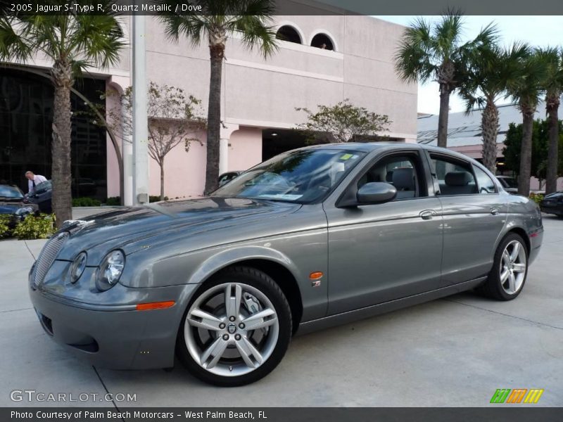 Quartz Metallic / Dove 2005 Jaguar S-Type R