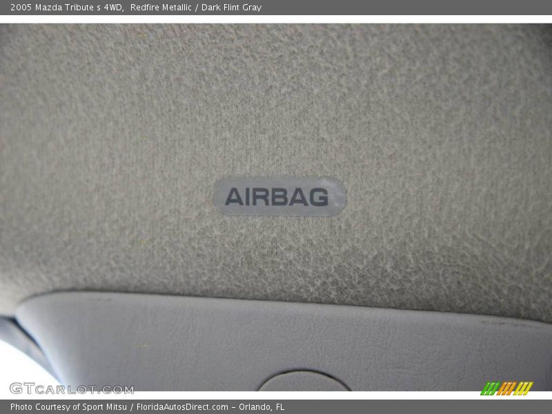 Redfire Metallic / Dark Flint Gray 2005 Mazda Tribute s 4WD