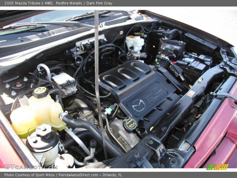 Redfire Metallic / Dark Flint Gray 2005 Mazda Tribute s 4WD