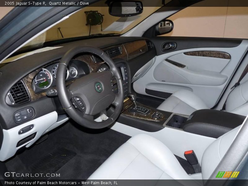 Quartz Metallic / Dove 2005 Jaguar S-Type R